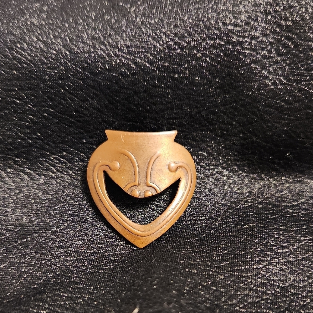 Vintage Heart-Shaped Brooch